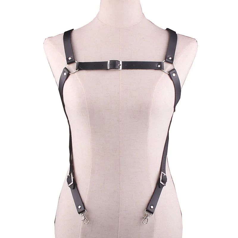 Factory direct sales Europe and the United States all-match straps cross-border hot selling punk style sexy belt suspenders