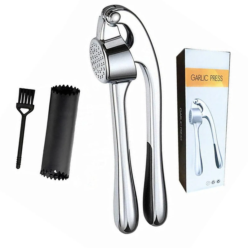 Factory Sales Accept Packing Colors Logo Brush Garlic Peeler Garlic Presses Sets