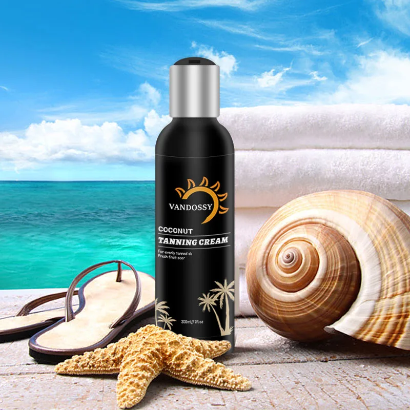 Sunless Tanning Cream Face Body Tan Accelerator Tanning Cream Private Label For Sunbeds