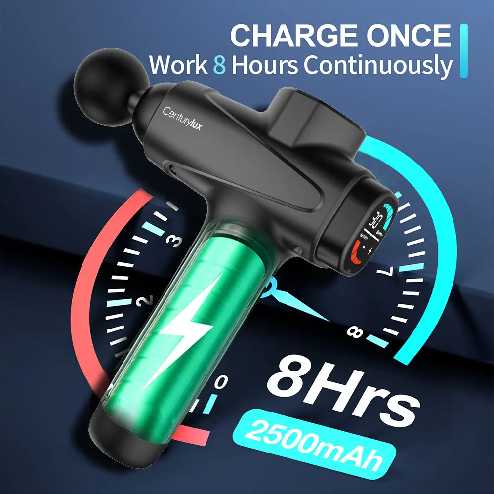 M0541 2024 New Arrival High Qualified Fast Shipping Amplitude portable mini massage gun with 10 speeds and type-C Manufacturer