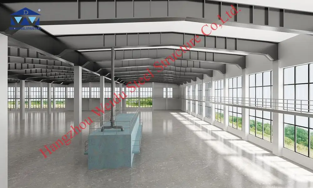 
Prefabricated Steel Structure Workshop renderings/Design Building 