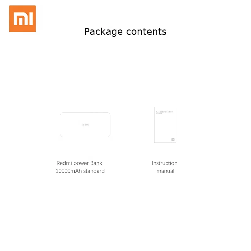 Xiaomi Redmi Power Bank 20000mah Universal Charger 2 USB Mini External Battery Fast Charging Original Portable Power Bank