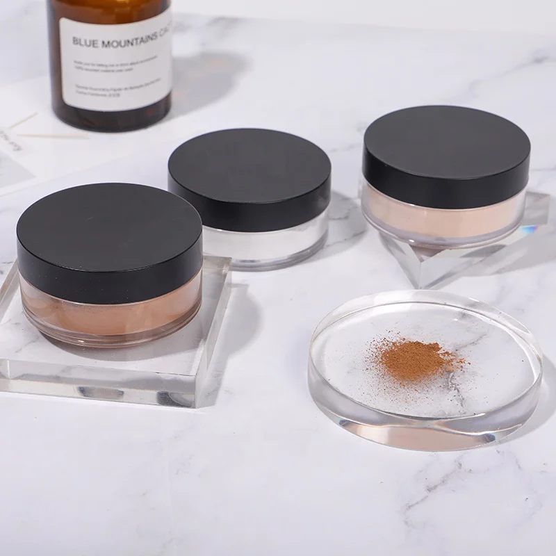 Pudaier 12 Colors Facial Loose Powder Setting Foundation Powder Concealer Brighten Makeup Waterproof Western Sea Anti