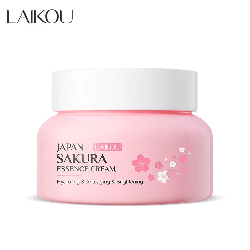 LAIKOU Japan Sakura Mositurzing Anti Wrinkle Sakura Face Moisturizer Collagen Cream