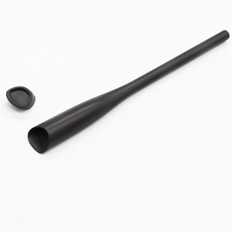 YOUME 3K Woven Carbon Fiber Reel Seat with Butt Cap Rod Handle Kit Fishing Reel Seat Blank DIY Rod Building Component