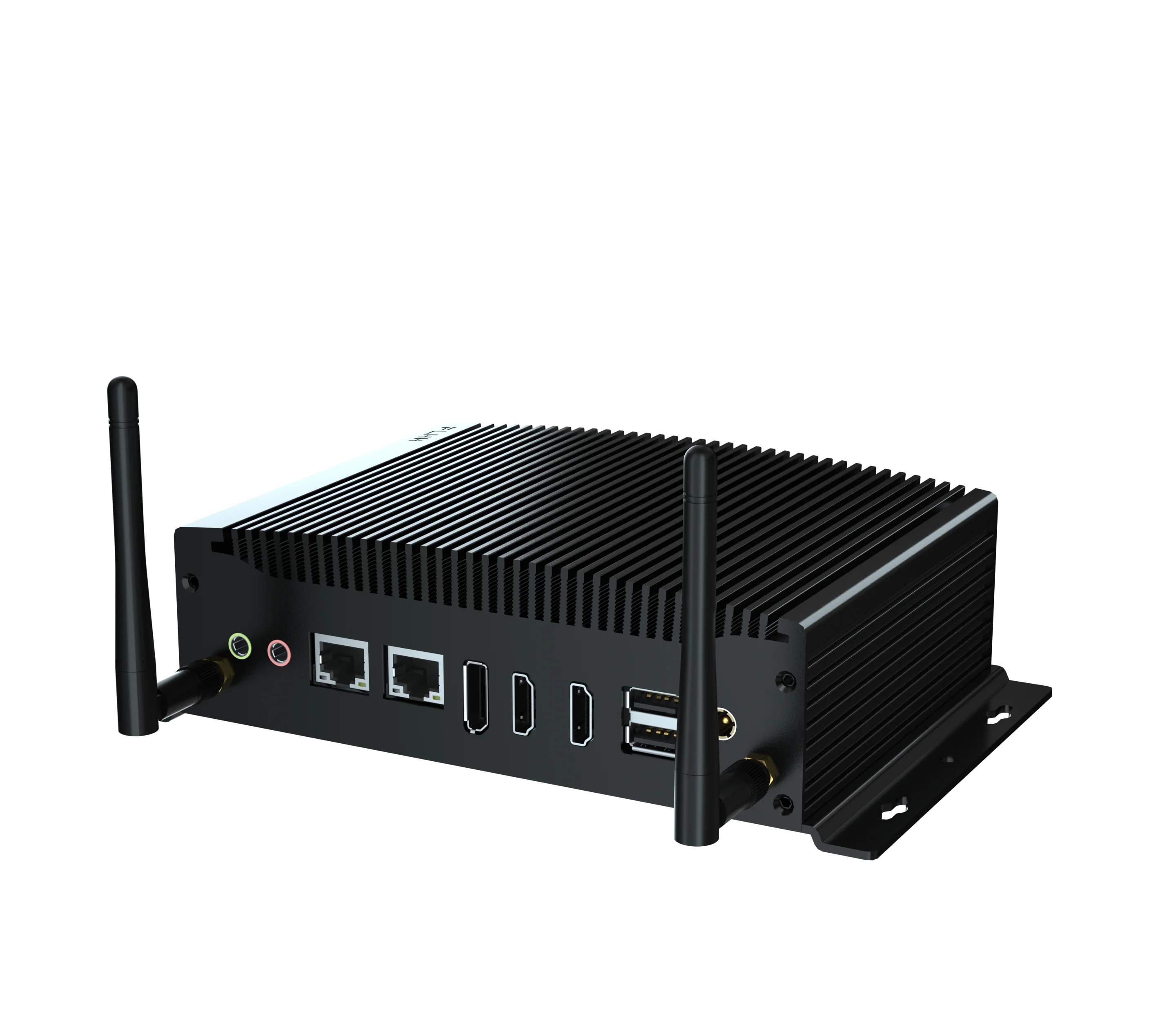 Oem linux fanless i3 i5 i7 small industrial HD DP 3 Display GPIO PCIE3.0 Window 10 Mini Desktop Computer