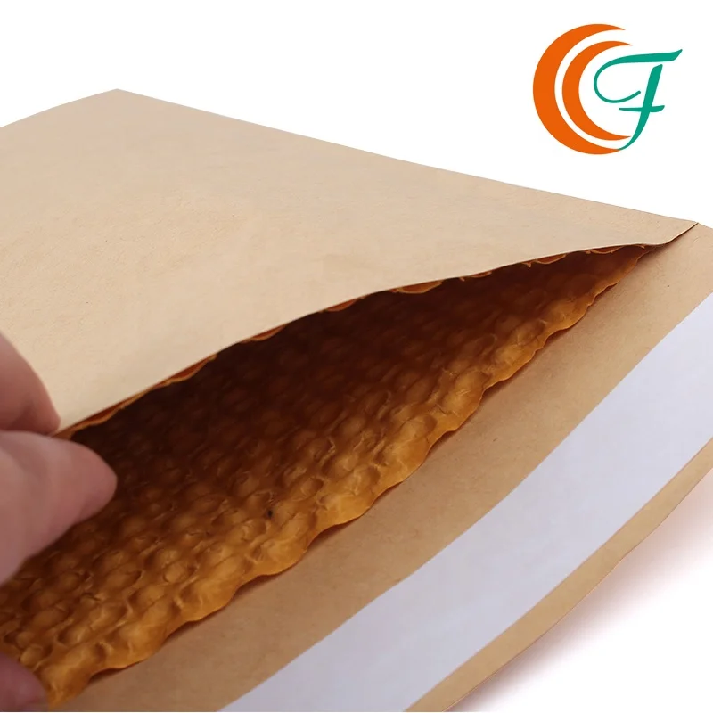 Custom Courier Packing Bag Kraft Paper Express Envelope Biodegradable Packaging Bags Mailers Shipping Bags