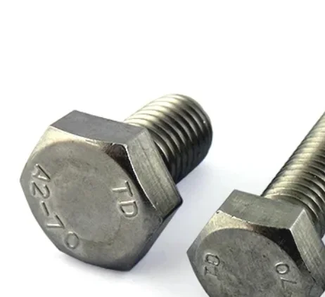 Hex Bolt Screw Factory Price Customized Wholesale High Strength Metric m6 m7 m8 m9 m15 m17 m20 304 316 stainless steel Hex Bolt
