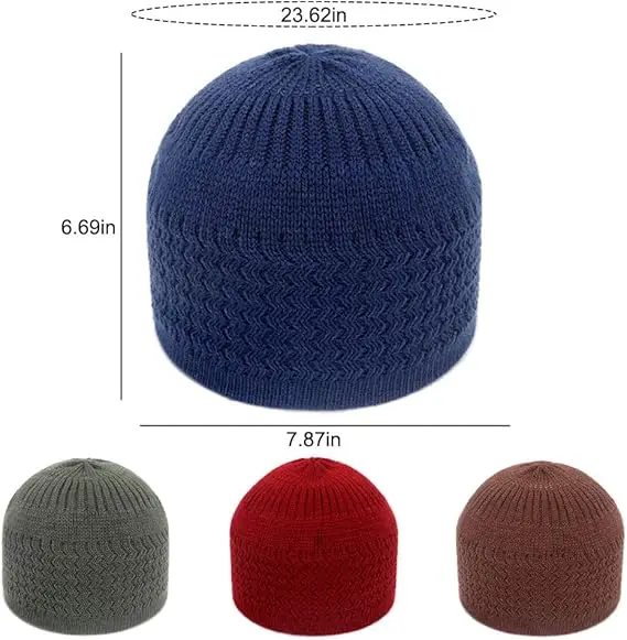 Кепка с черепом Kufi вязаная мусульманская Круглая Шапка головной убор шапка для мужчин и женщин