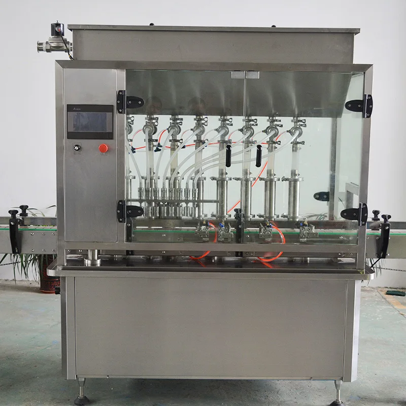 Best Selling Automatic Laundry Cooking Oil Water Juice Milk Liquid Bottle Filling Machine