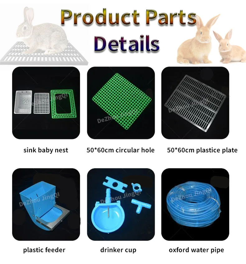 Good Quality Commercial galvanized Rabbit Breeding Cage