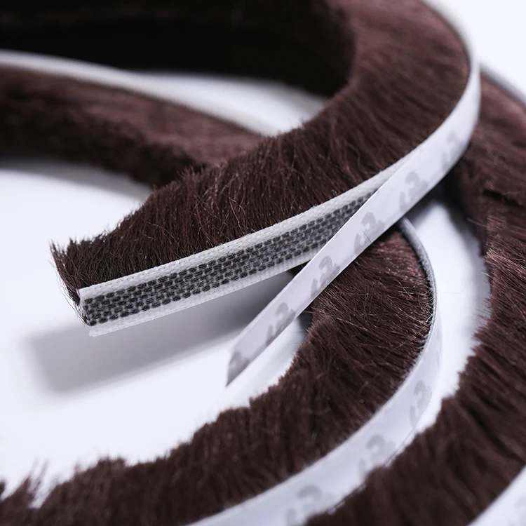 Self Adhesive Weather Seal Door Insulation Strip Adhesive Felt Weather Stripping