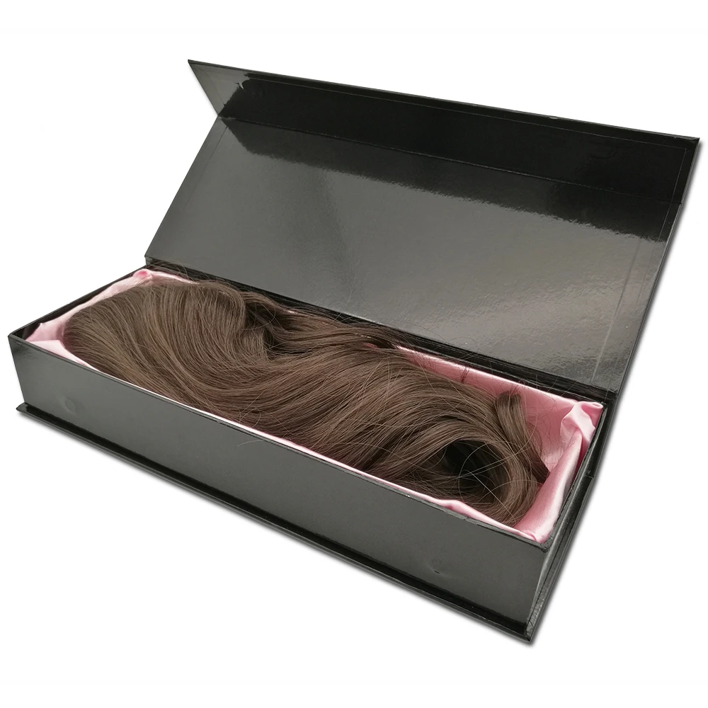 Wholesale custom logo hair wig packaging boxes for wig