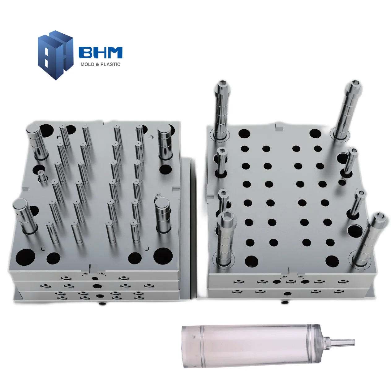 Medical disposable infusion set needle drip chamber PVC tube luer connector injection mould mold