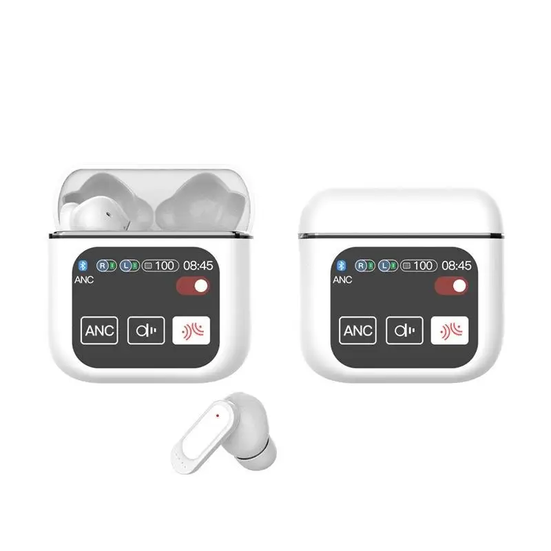 Wholesale SE 60 enc noise cancelling air earphone pro ANC wireless earbuds in-ear headphones with Touch display