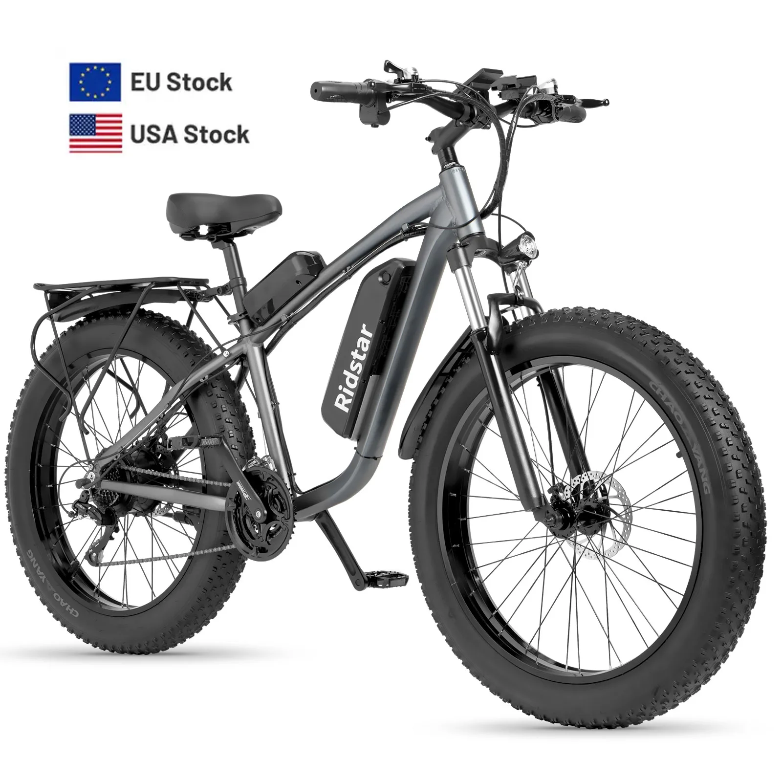 Electric Bike 2 Seat Bicicleta Eletrica Big Wheels Electric Bicycle Prices in Pakistan UK Warehouse 1000W Lithium Battery 48V