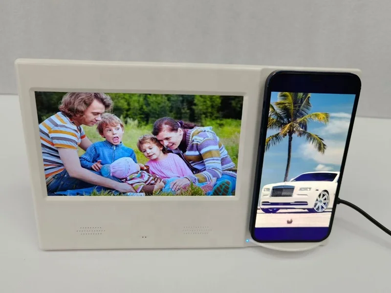 New Hot Selling Multifunctional Wireless Charging Digital Picture Frame IPS Display 7 8 10 13.3 15 Inch Wifi Digital Photo Frame