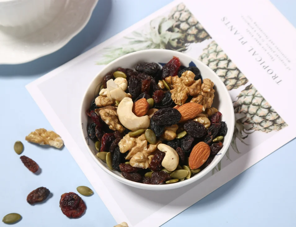 High Quality Cheap Price Gift Packing Mixed Nuts And Fruits Supplier China Trail Mix Nuts Fruits