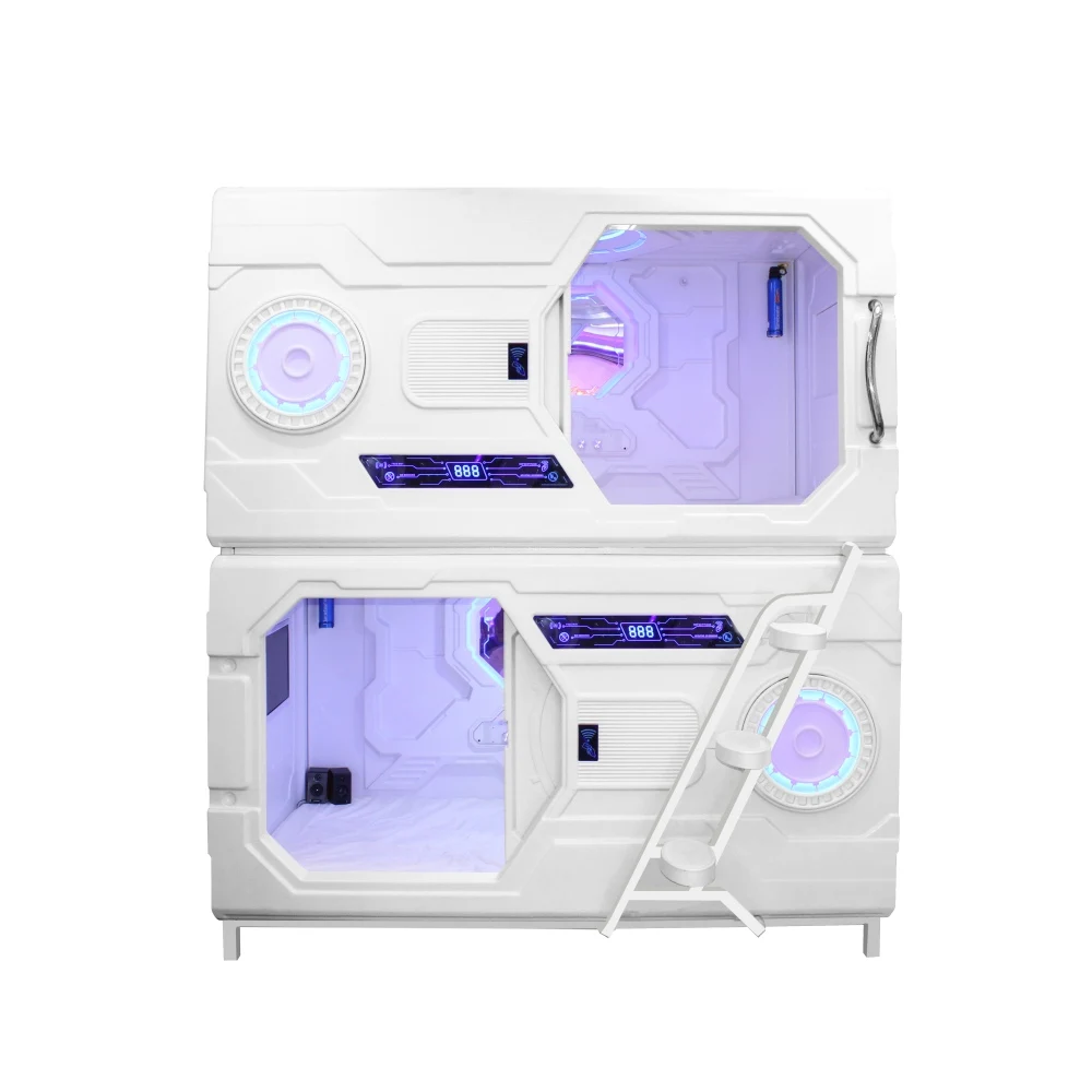 
WIMI Cheap Newest Soundproof Capsule Hotel Unique Sleeping Pod Capsule Luxury Space Capsule Hotel Made From China 