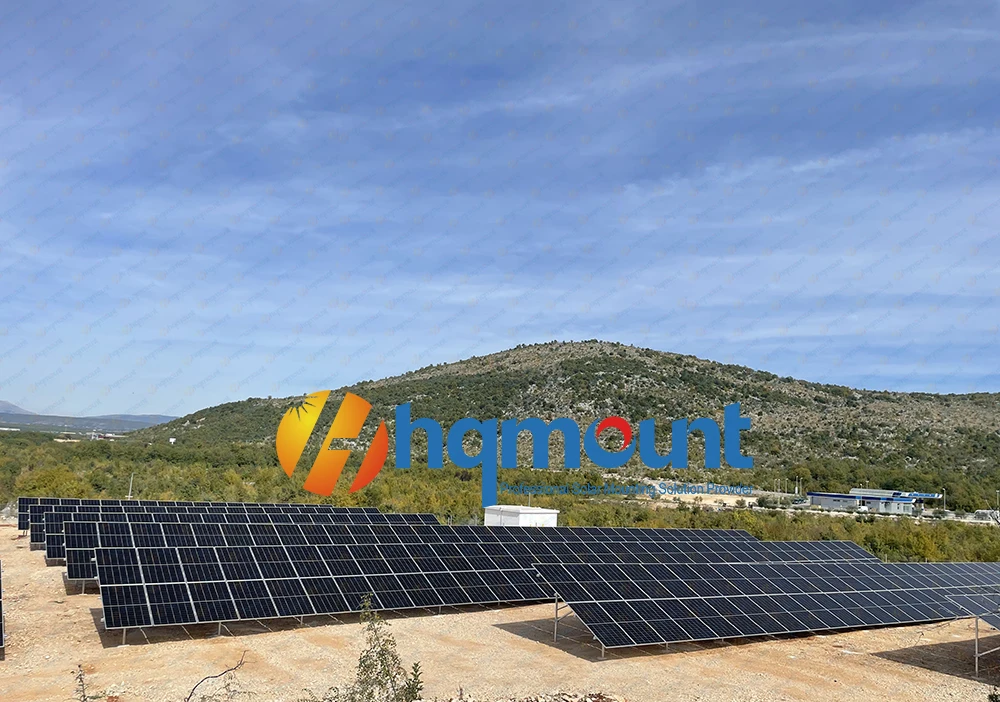 Наземные винтовые сваи для фундамента монтажной солнечной панели фотоэлектрической системы