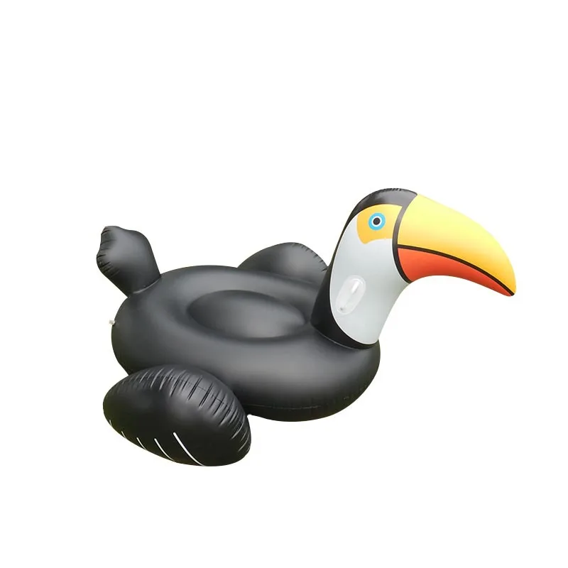 2022 summer hot selling Inflatable toucan Water playing swimming pool toy floating Inflatable water Toy
