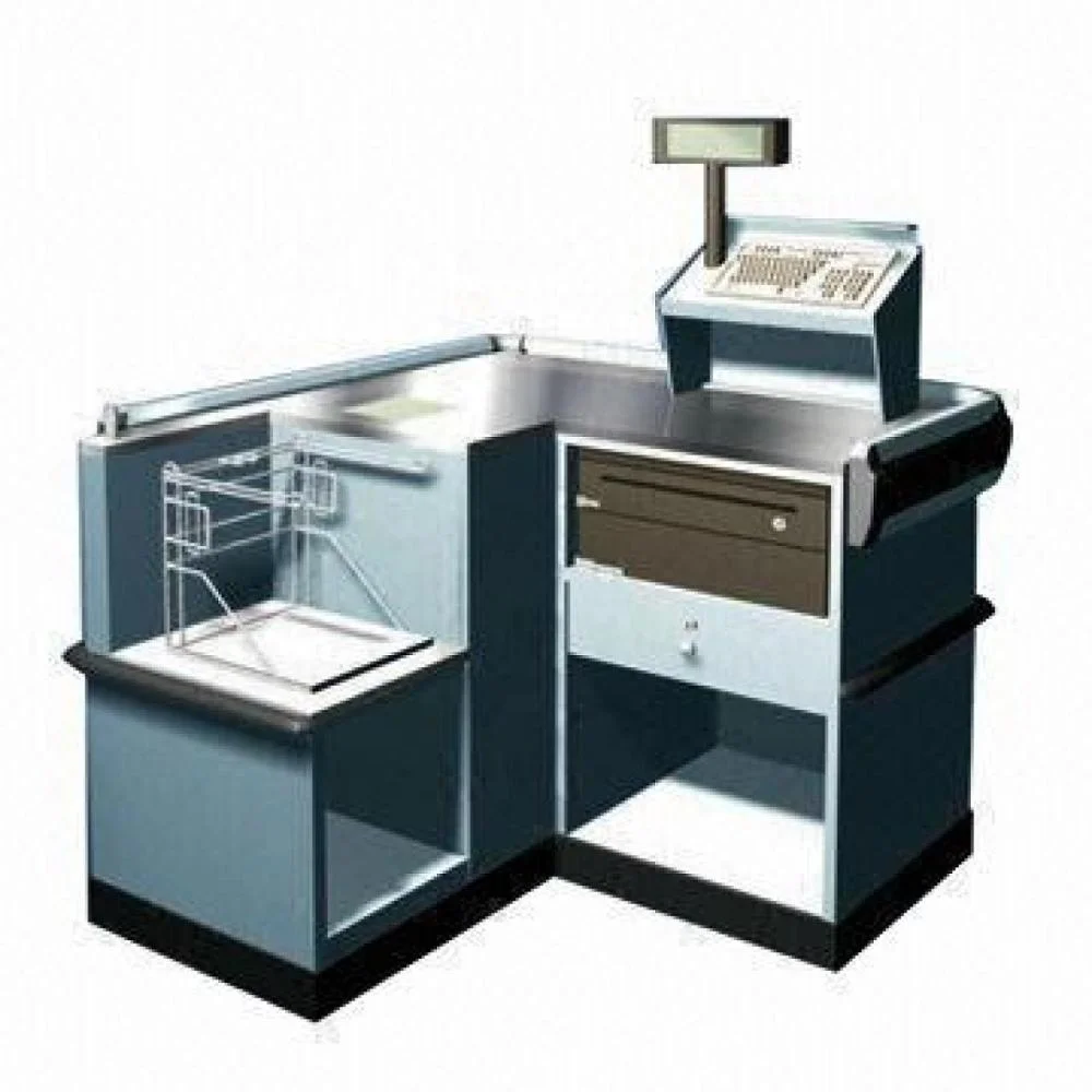 top design Cash Register Desk Checkout Counter bancone cassa super market counter cash counter top