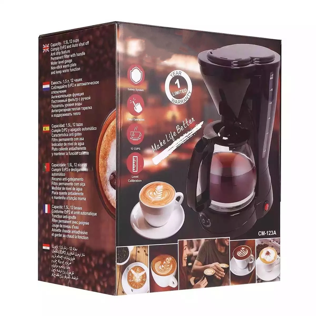 Espresso Coffee Machine Home Coffee Maker Automatic Coffee Machine