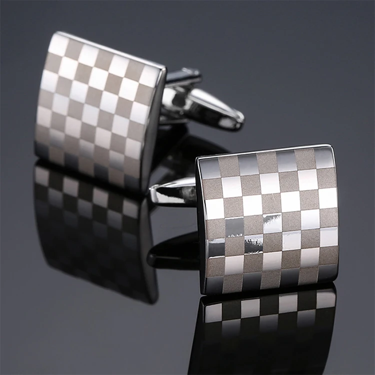 cufflink set Customised Logo Metal Cuff Links Men button cufflink