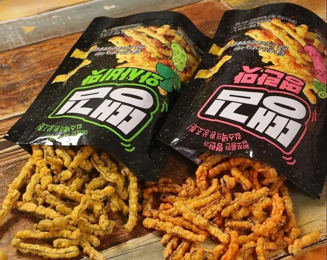 Корейская закуска, жареные водоросли, 30 г, овощи с ароматом васаби