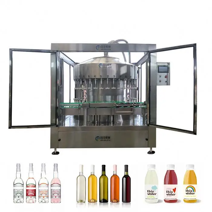 Automatic rotary negative pressure filling machine Equipment Juice drinks filling machine Whisky bottle filling machine