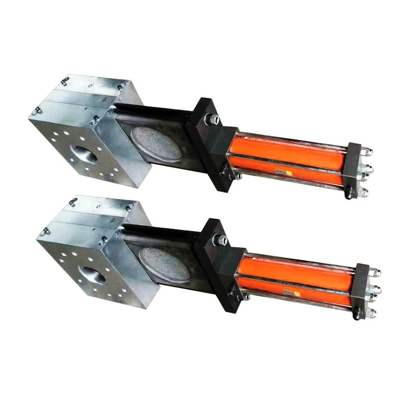 Waste Plastic Recycle Granulating Line Hydraulic Screen Changer for Plastic Extruder