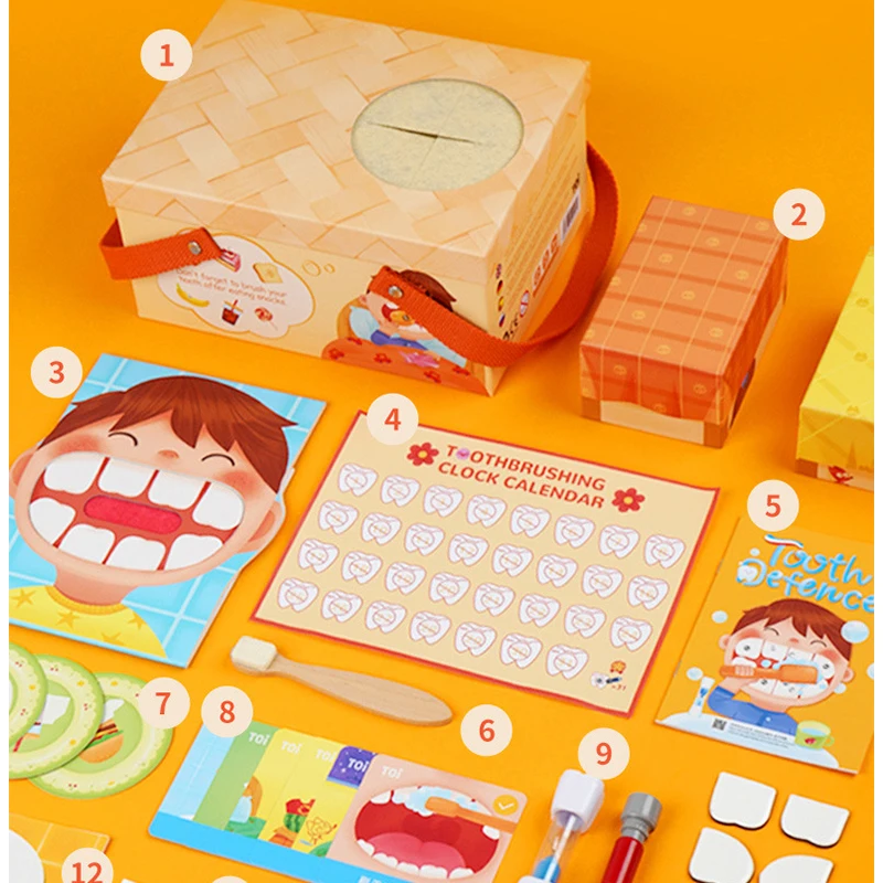 TOI защитить зубы игрушки детский зубной обороны привычками развивать настольные игрушки для малышей хорошие привычки и разработке наборов