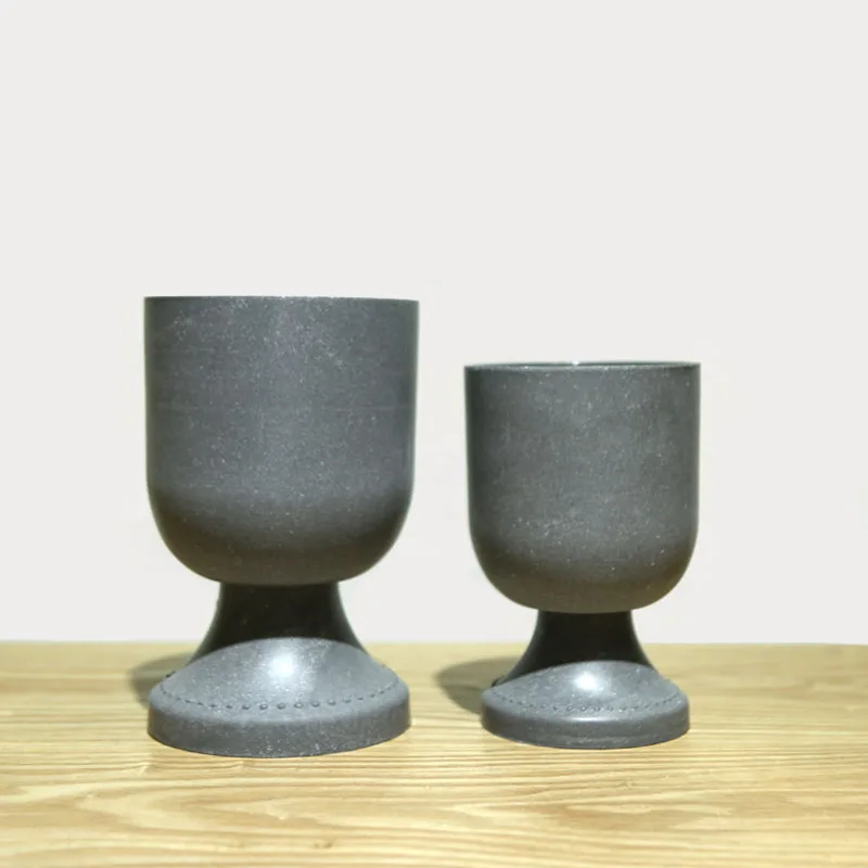 Roman Style Melamine Material Marble Cement Simulation Flower Pot Succulent Plant