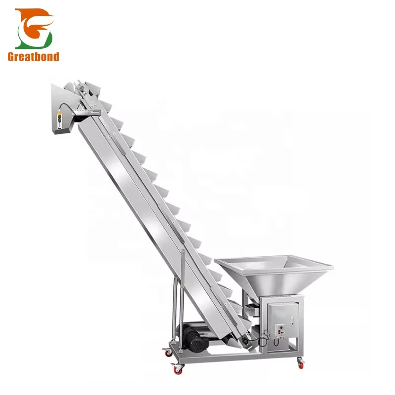 Fully Automatic Customizable Food Conveying Equipment Feeder Rice Seed Nut Grain Hardware Bean Lifting Belt Elevator Conveyor