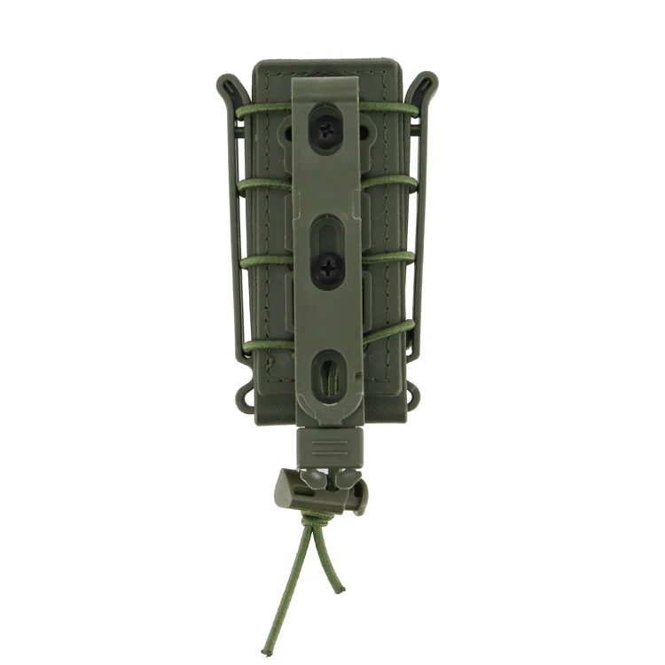Tactical 5.56/7.62 Mag Pouch Universal Quick Pull Box Hunting Vest Belt Molle Plastic Magazine Pouch