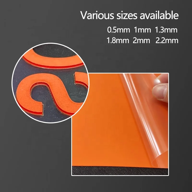MomoTech 1mm Thick HTV 3D Thick TPU Heat Transfer Vinyl HD Film for Clothing Printing