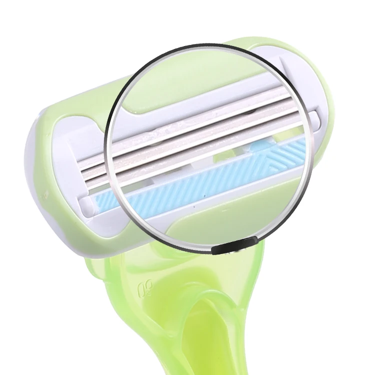 GOODMAX Customization Wholesale Triple Blade Razor for Lady 3 blade Shaving Razor for Women