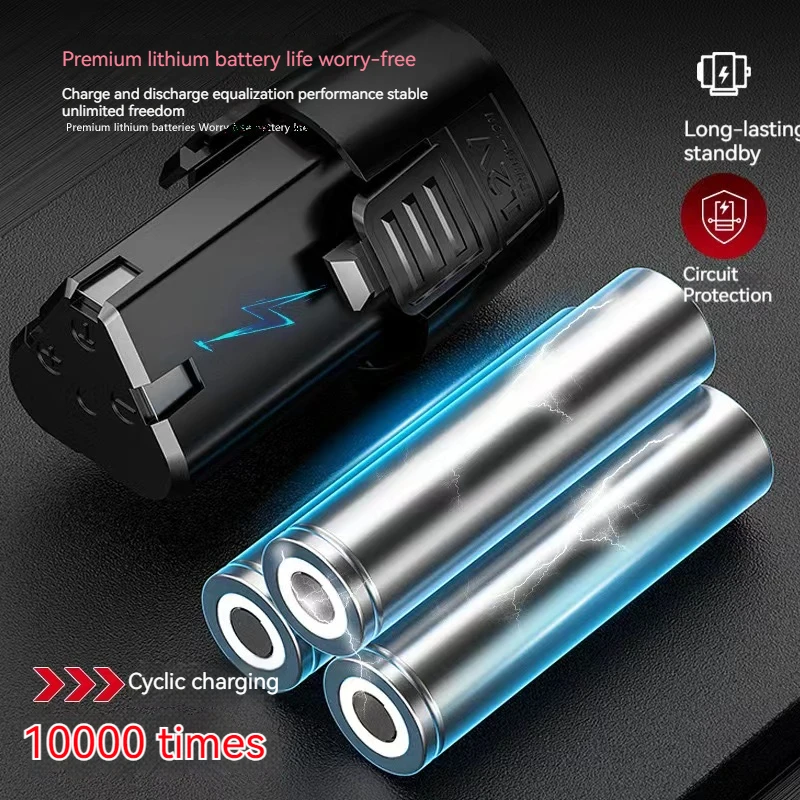 Home electric hand drill rechargeable lithium turn tools multifunction impact small pistol drill screwdriver electric hammer