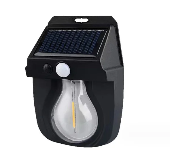 Wall lamp human body induction courtyard villa ambience garden waterproof wall lamp