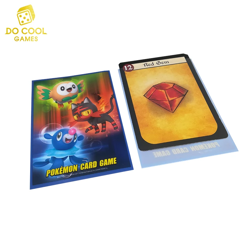 4C printing game playing card protector for board game