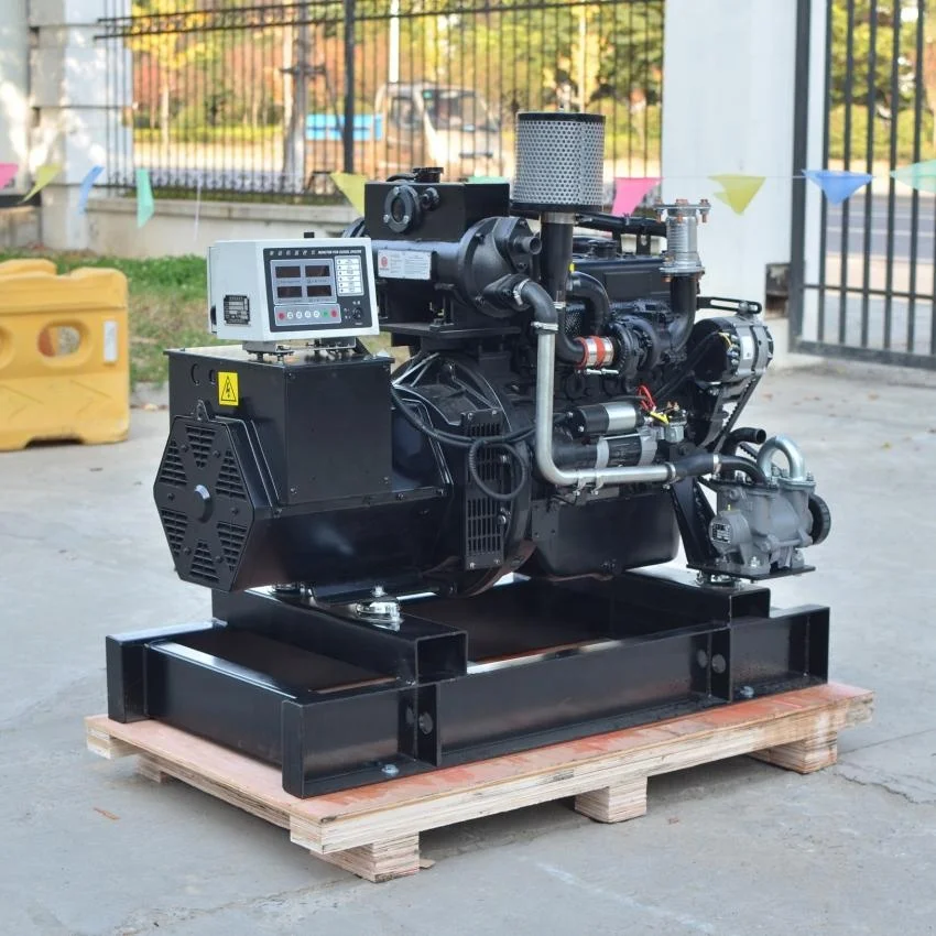 New CCS certificate 40KW marine diesel genset with Weichai engine WP4.1CD66E200
