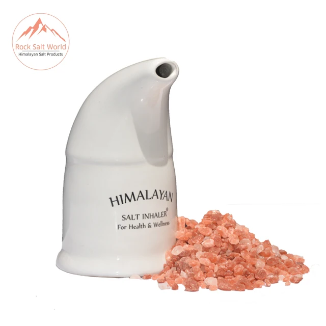 Pure Natural Himalayan Rock Salt Inhaler For Health Care Made by Best Quality Ceramic Material Having Purified Himalayan Crystal