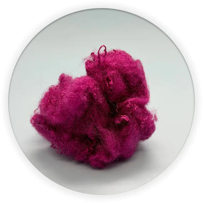 Good 2.5D triangle virgin polyester staple fiber for spinning