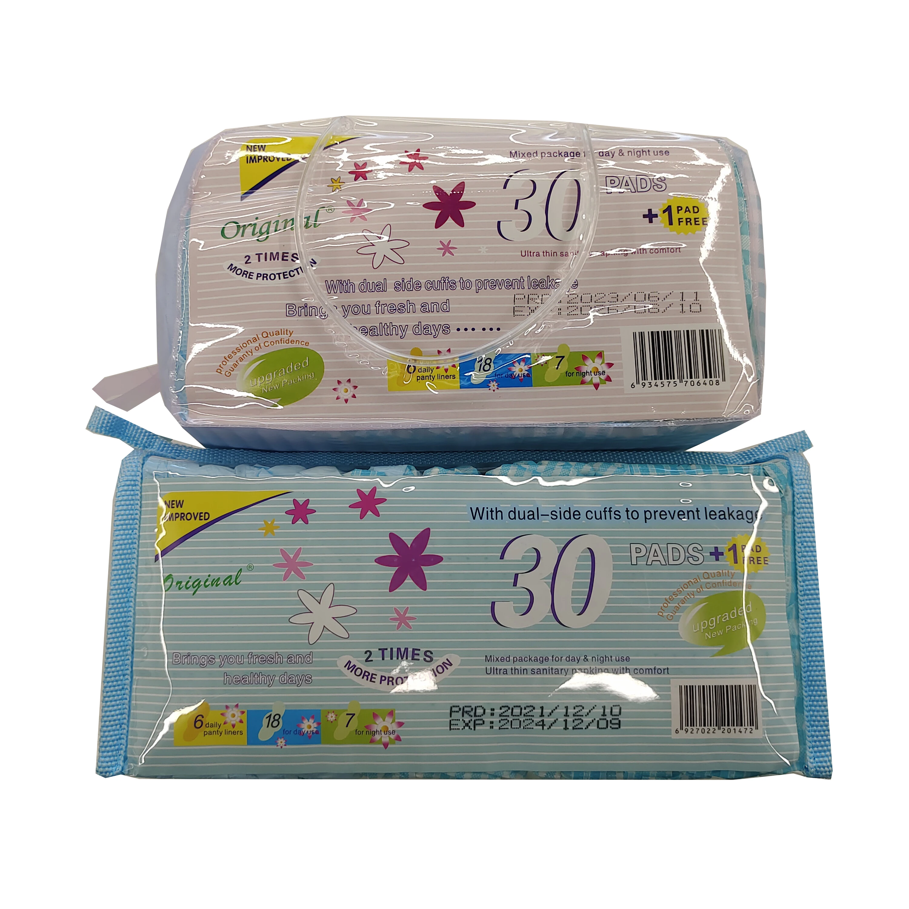 Lady Crystal bag Sanitary Napkins OEM private label wholesale sanitary pads for women