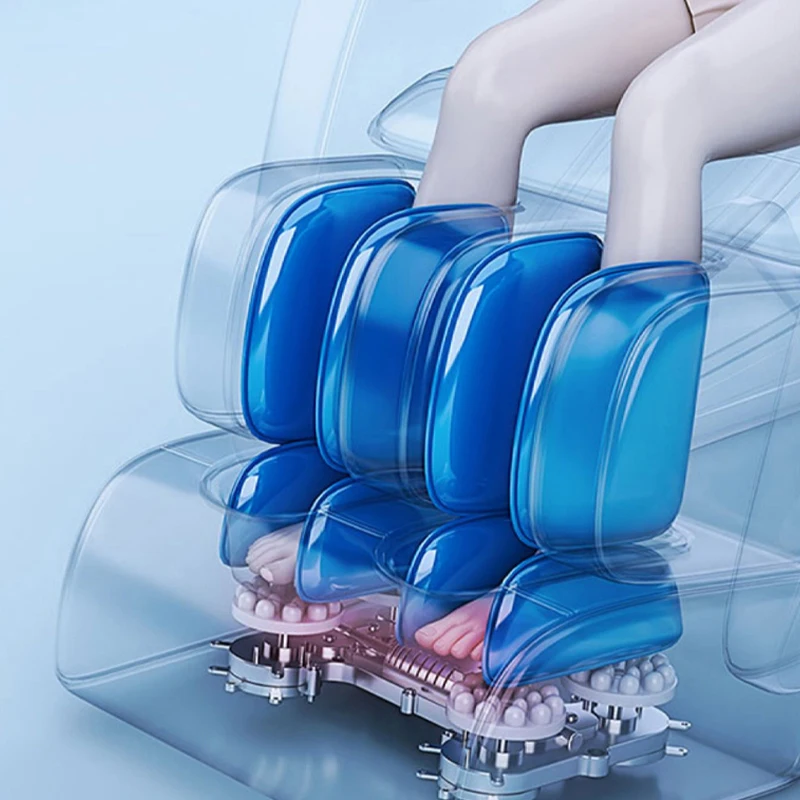 2024 Japanese Smart Foot Massage Chair Full Body Stretch Deluxe Shiatsu Massage Chair Dual Core Massage Chair