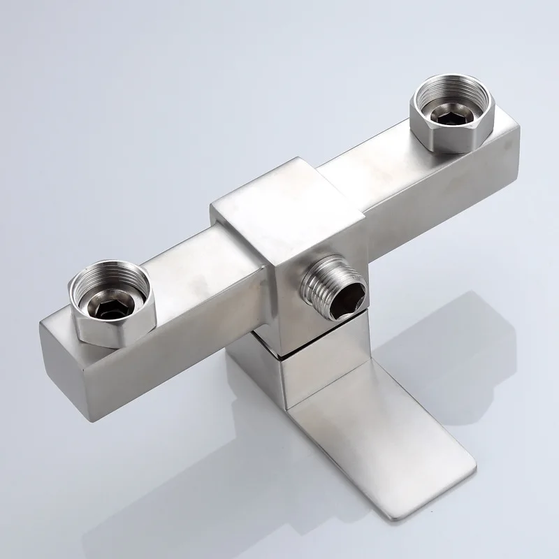 Modern wall mounted single handle shower mixer for bathroom high quality bathroom stainless steel 304 shower faucet mixer