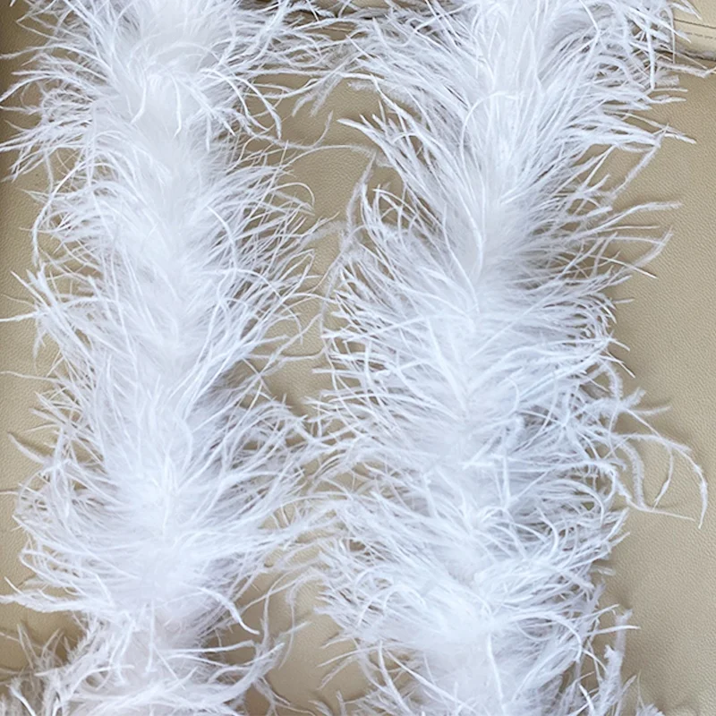 Good Soft more than 250 colors Cheap artificial Ostrich Feather Boas 5 ply feather for decoration