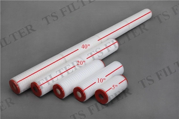 Edible oil industry 20 inch Asymmetric PES Filter Cartridges 0.1 um Filters cartridge For oil filter machine filtration