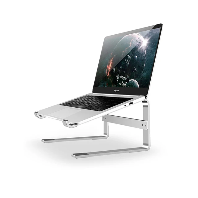 Metal Computer Riser Laptop Stand Ergonomic Laptops Foldable Aluminum Desk Notebook Holder Detachable Laptop Stand