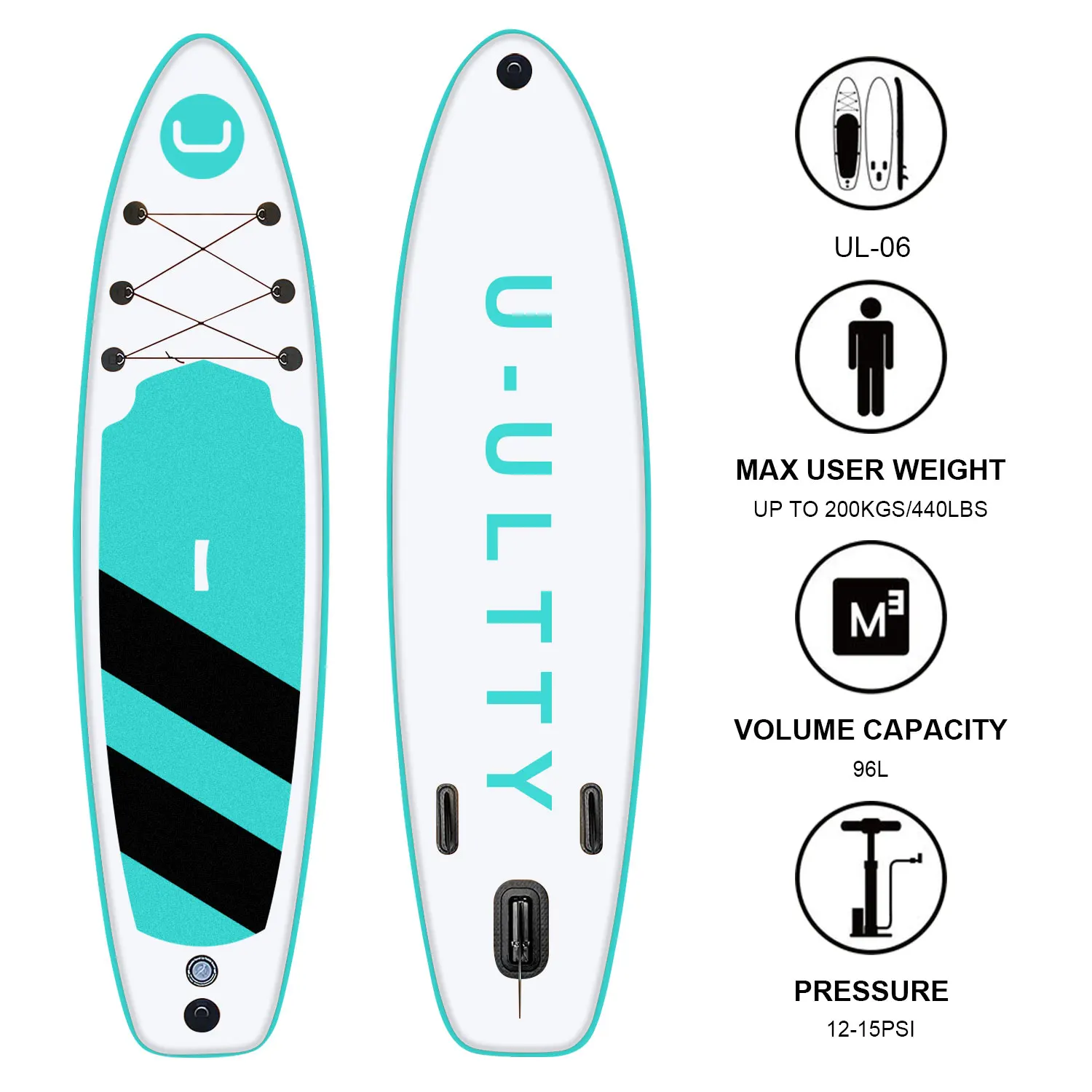 Surfboard Winnovate1729 Wholesale Drop Stitch Isup Paddleboard Inflatable Paddle Board Soft Surfboard With Accessories